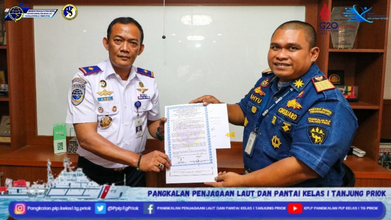 Kepala Pangkalan PLP Tanjung Priok dan Kepala KSU Tanjung Priok