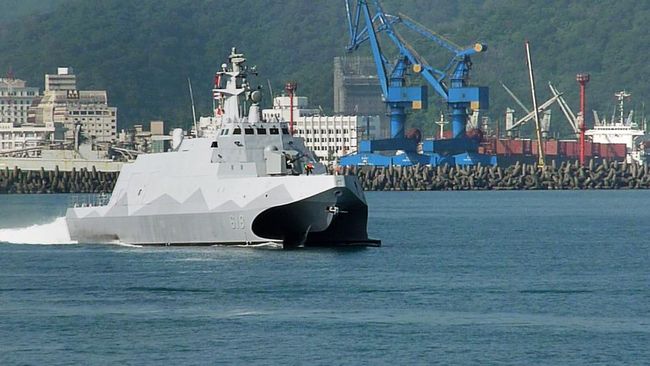 Ilustrasi kapal Taiwan. (Foto:AFP/CNN Indonesia)