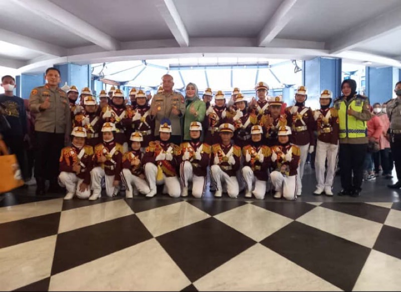 Lomba Polisi Cilik atau Pocil tahun ini diikuti  seluruh Jajaran Polres-Polres di Polda Metrojaya dimana Polres Metro Bekasi Kota sebagai juara bertahan. Foto: istimewa.