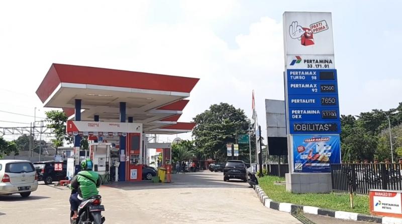 Suasana di SPBU Pertamina. (Istimewa)