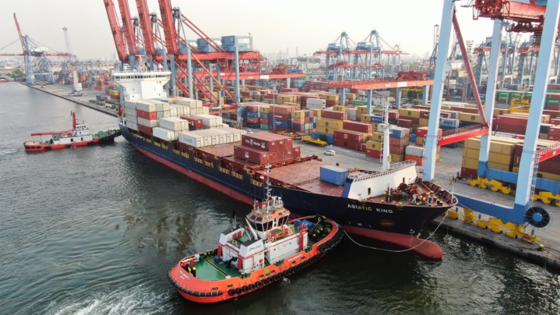 Pelayaran dari dan ke Vietnam di Pelabuhan  Tanjung Priok