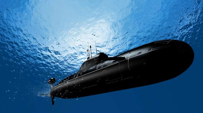 Ilustrasi kapal selam. (Shutterstock)