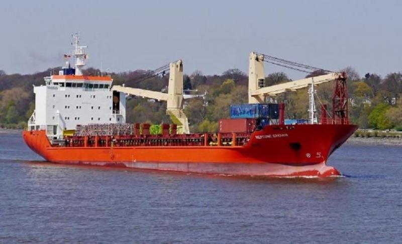 Kapal kargo Rusia, MV MAIA-I, ditahan di Pelabuhan Kochi, India. (Foto: tangkapan layar/VesselFinder)