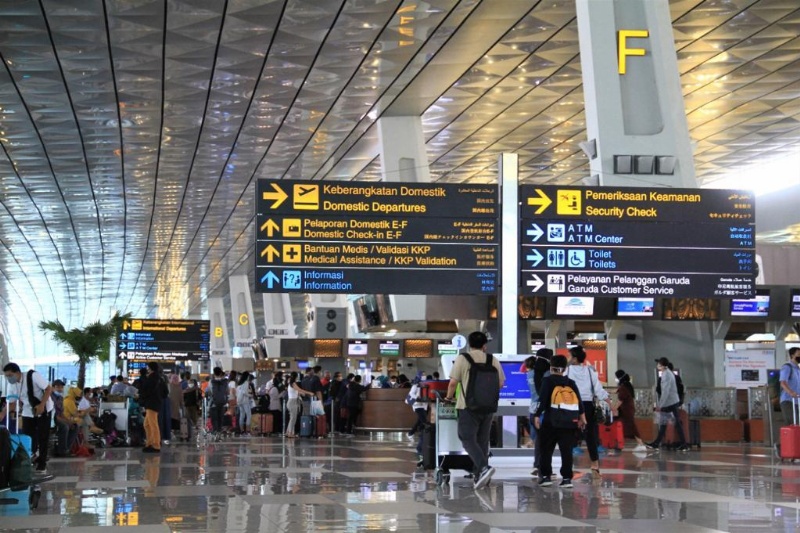 Suasana di Bandara Soekarno-Hatta (APII)