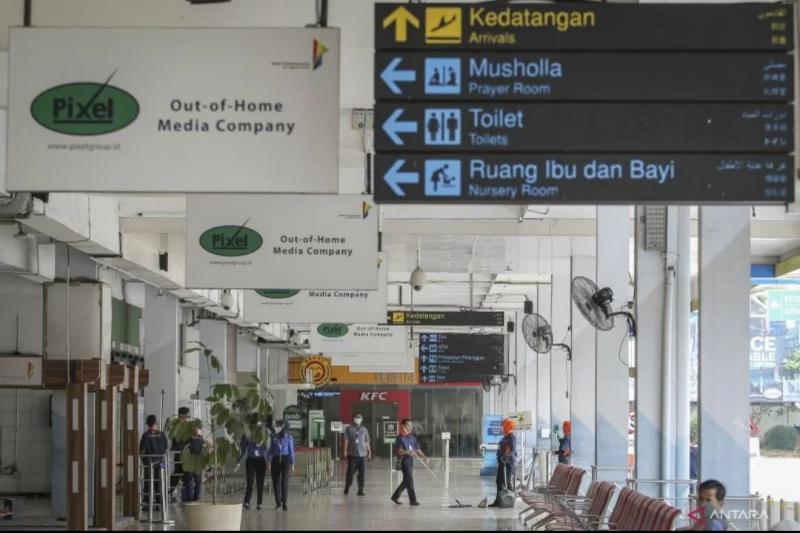 Bandara Halim Perdanakusuma di Jakarta, Rabu (26/1/2022). ANTARA FOTO/Dhemas Reviyanto