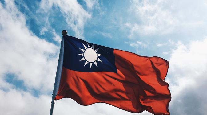 Ilustrasi bendera Taiwan (unsplash)