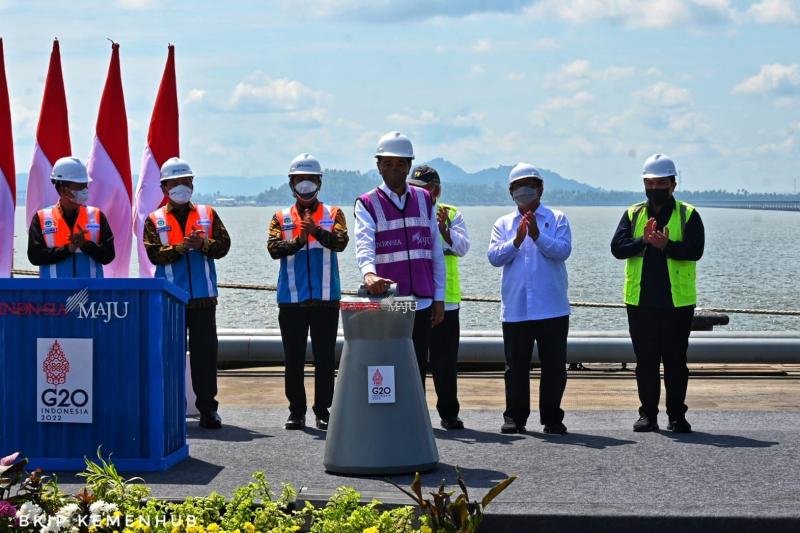 Presiden resmikan Termjnal Kijing Pelabuhan Pontianak