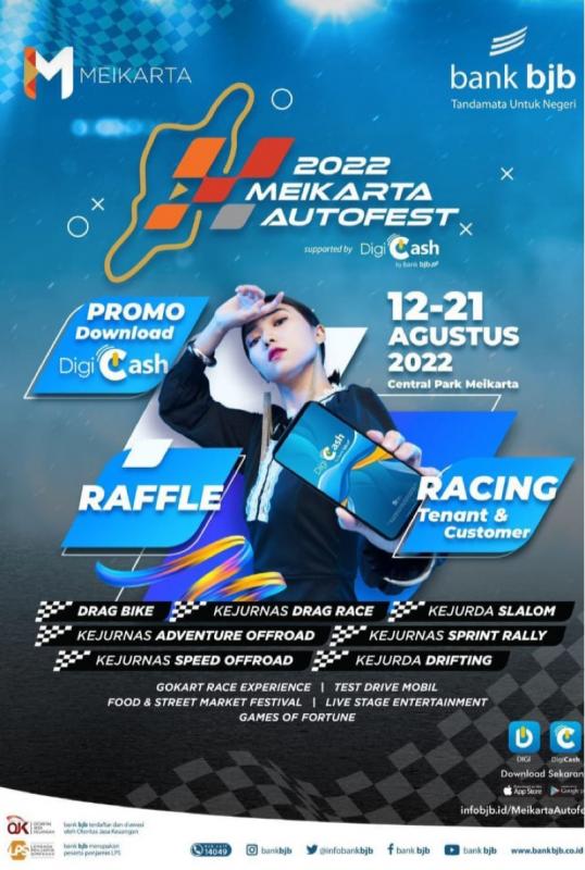 Ajang festival otomotif Meikarta Autofest 2022 yang di gelar di Meikarta, Cikarang, Kabupaten Bekasi, Jawa Barat resmi dimulai, Jumat (12/8/2022). Foto: istimewa.