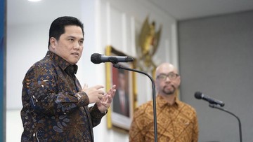 Foto: Erick Thohir pada peluncuran holding BUMN Danareksa (Dok: BUMN)