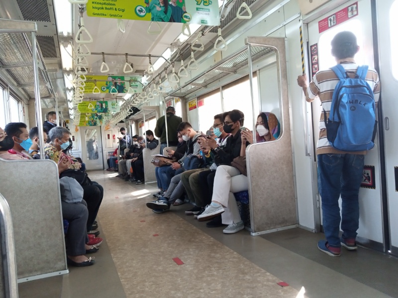 KRL.lengang pagi ini