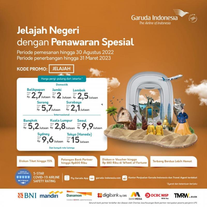 Promo tiket Garuda Indonesia