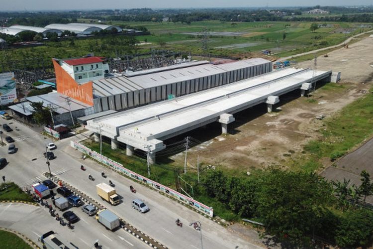 Pembangunan Jalan Tol Solo-Yogyakarta-YIA Kulon Progo.(Dok. BPJT)