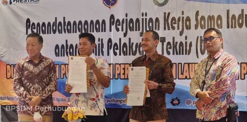 Kerja sama BPSDMP dan Meratus di Surabaya