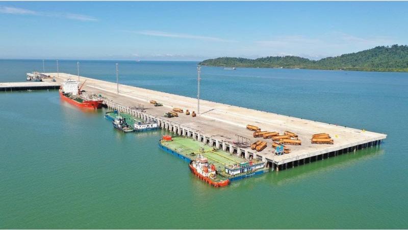 Pelabuhan Internasional Kijing di Kabupaten Mempawah. (Ist)