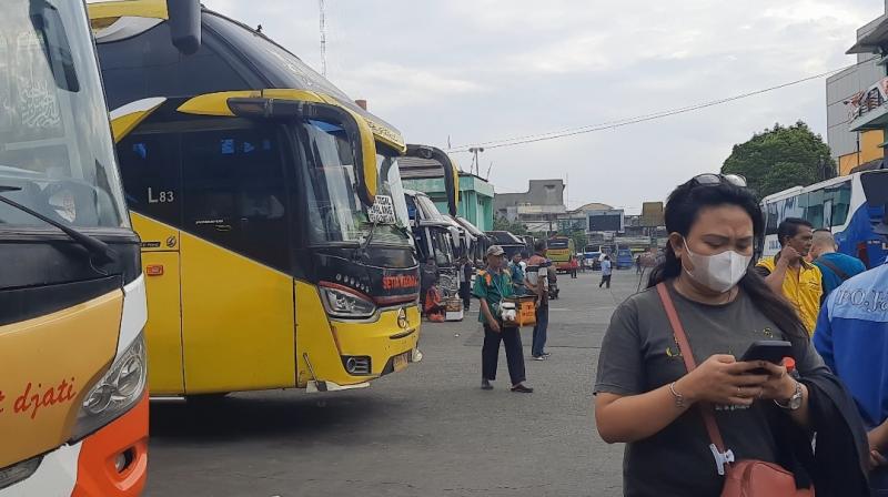 Suasana di Terminal Bekasi, Jawa Barat, Jumat (2/9/2022).