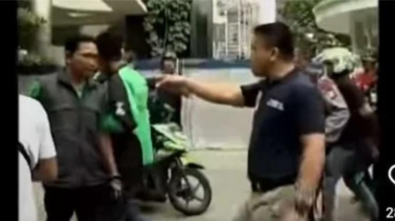 Ferdy Sambo saat masih berpangkat AKBP mengamankan demo driver ojol.
