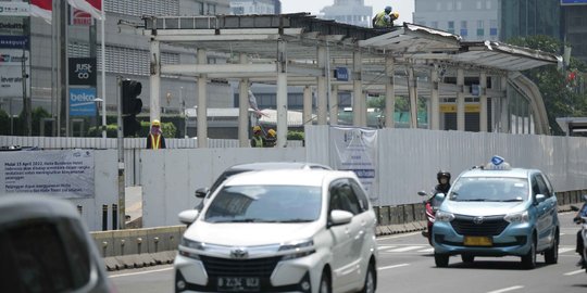 11 Halte Transjakarta Direvitalisasi. ©2022 Liputan6.com/Faizal Fanani