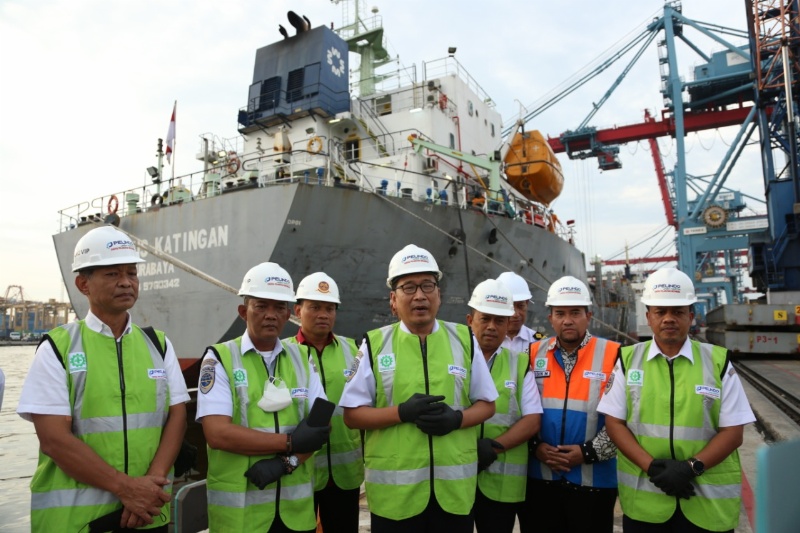 Dirjen Agus di Pelabuhan Tanjung Priok