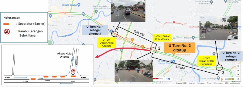 Rencana uji coba rekayasa lalin di Transyogi