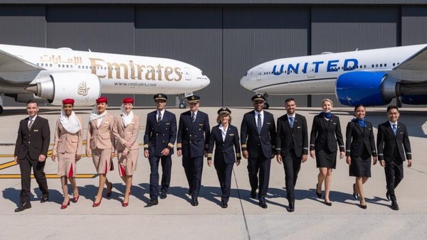 Foto: Emirates kerja sama Codeshare dengan United (dok. Emirates) 