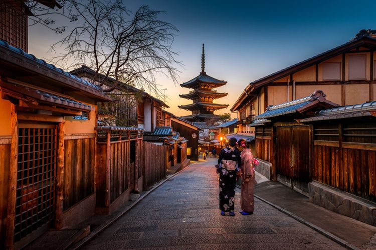Ilustrasi Kyoto di Jepang (Dok. UNSPLASH/Sorasak)