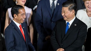  Presiden Xi Jinping dijadwalkan bakal turut serta uji coba perdana kereta cepat Bandung-Jakarta usai perhelatan KTT G20 di Bali November mendatang. (Foto: Tomohiro Ohsumi / POOL / AFP)