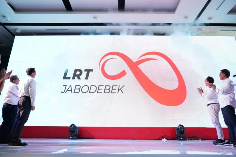 Logo LRT Jabodebek Baru Telah Diresmikan.