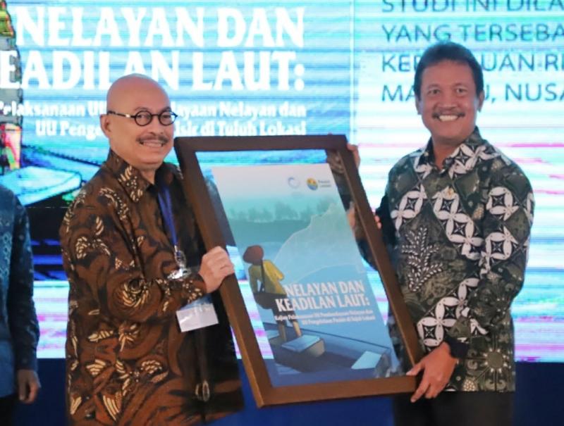 Sinegeri dan Kolaborasi Pemangku Kepentingan dalam Rangka Pemberdayaan Nelayan dan Pengelolaan Pesisir untuk Mewujudkan Kesejahteraan dan Keadilan Laut di Gedung Mina Bahari III KKP, Selasa (11/10/2022).