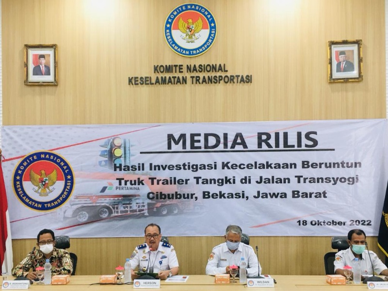 Media Rilis KNKT terkait kecelakaan jalan