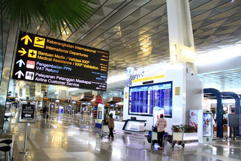 Suasana di Bandara Soekarno-Hatta