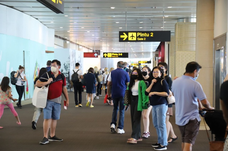 Suasana di Bandara I Gusti Ngura Rai, Bali