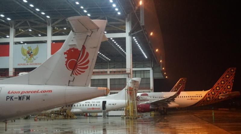 Suasana pusat perawatan dan pengerjaan penanganan perbaikan pesawat udara atau Maintenance, Repair, Overhaul (MRO) Batam Aero Technic (BAT) milik Lion Air Group di area Bandara Hang Nadim, Kepulauan Riau. (Istimewa)