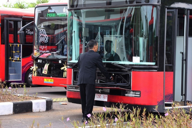 Bus listrik di Bali 