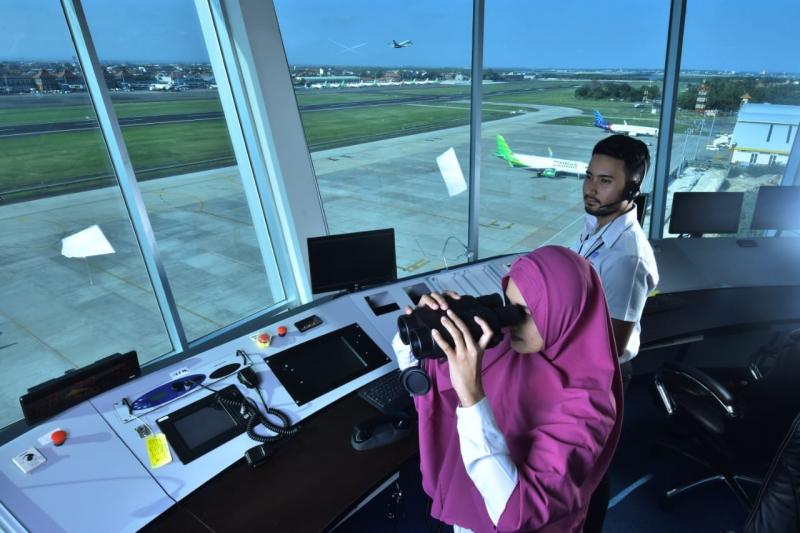 Tower ATC Airnav di Bandara Ngurah Rai