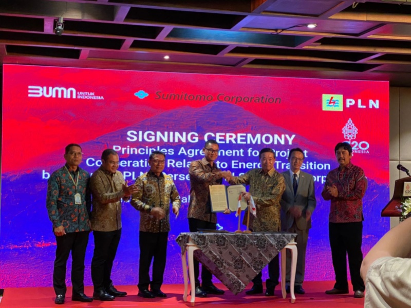 Signing ceremony PLTA Kayan