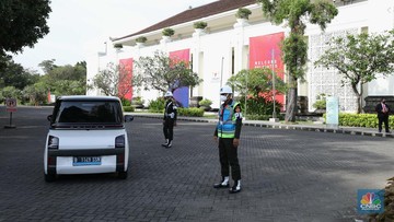 Foto: Pengamanan kawasan The Nusa Dua diperketat untuk menjamin keamanan dan kelancaran pelaksanaan Presidensi G20 Indonesia. (CNBC Indonesia/Tri Susilo)