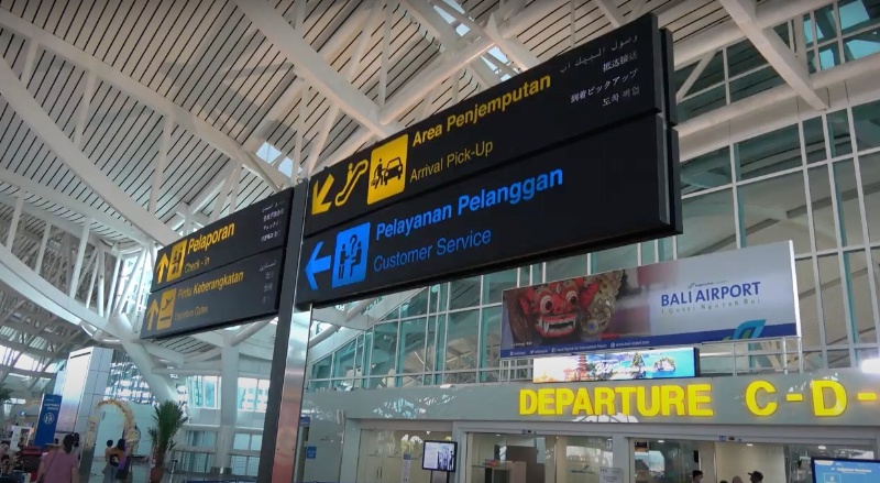 Suasana di Bandara I Gusti Ngura Rai, Bali