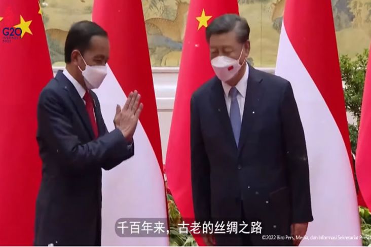 Presiden Joko Widodo (Jokowi) menggelar pertemuan bilateral dengan Presiden Tiongkok Xi Jinping di Bali, Rabu (16/11/2022) malam. 
