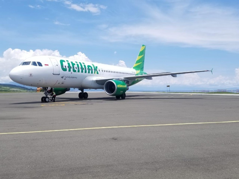 Pesawat Citilink di Bandara Halim Perdanakusuma