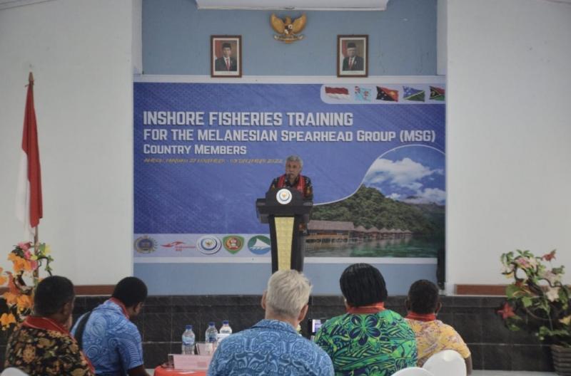 Pelatihan ini diselenggarakan di Balai Pelatihan dan Penyuluhan Perikanan (BPPP) Ambon, Maluku, salah satu Unit Pelaksana Teknis BRSDM KKP 