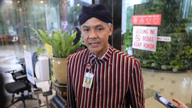 Gubernur Jawa Tengah Ganjar Pranowo.