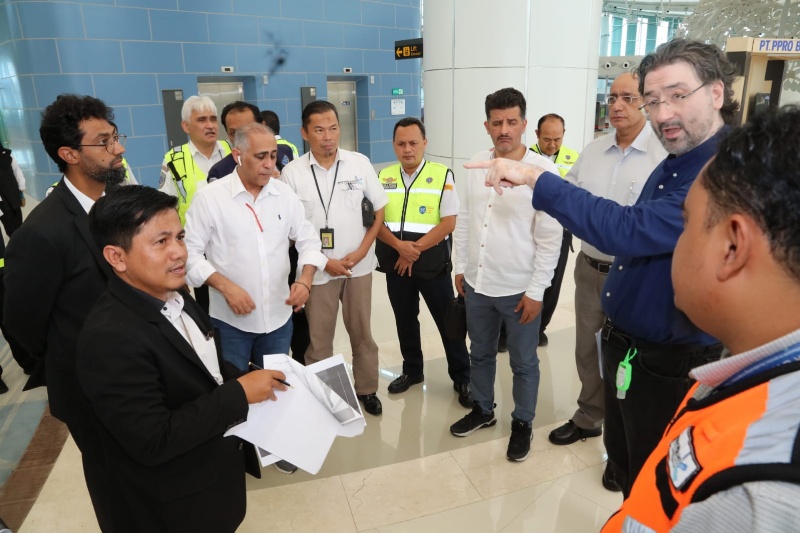 Delegasi Arab Saudi di Bandara Kertajati