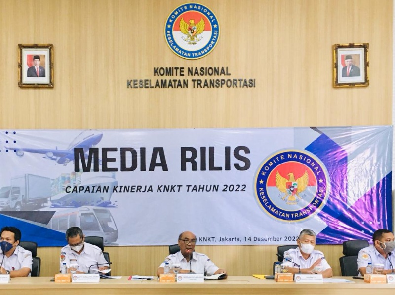 Media Rilis kinerja KNKT tahun 2022