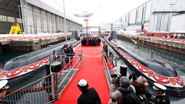 Kapal selam jenis ini mampu bergerak dengan kecepatan lebih dari 10 knot -- sekitar 19 kilometer per jam -- atau lebih dari 15 knot ketika menyelam.(sumber:Getty Images/Morris MacMatzen)