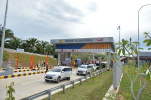 Gerbang tol Pekanbaru-Dumai.(Ist)