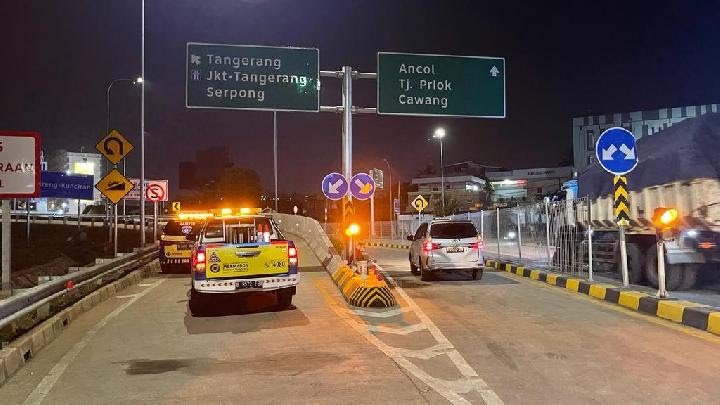 Ramp 7 Junction Benda Jalan Tol Cengkareng-Batuceper-Kunciran beroprasi mulai 25 Desember 2022. Dok. Istimewa.