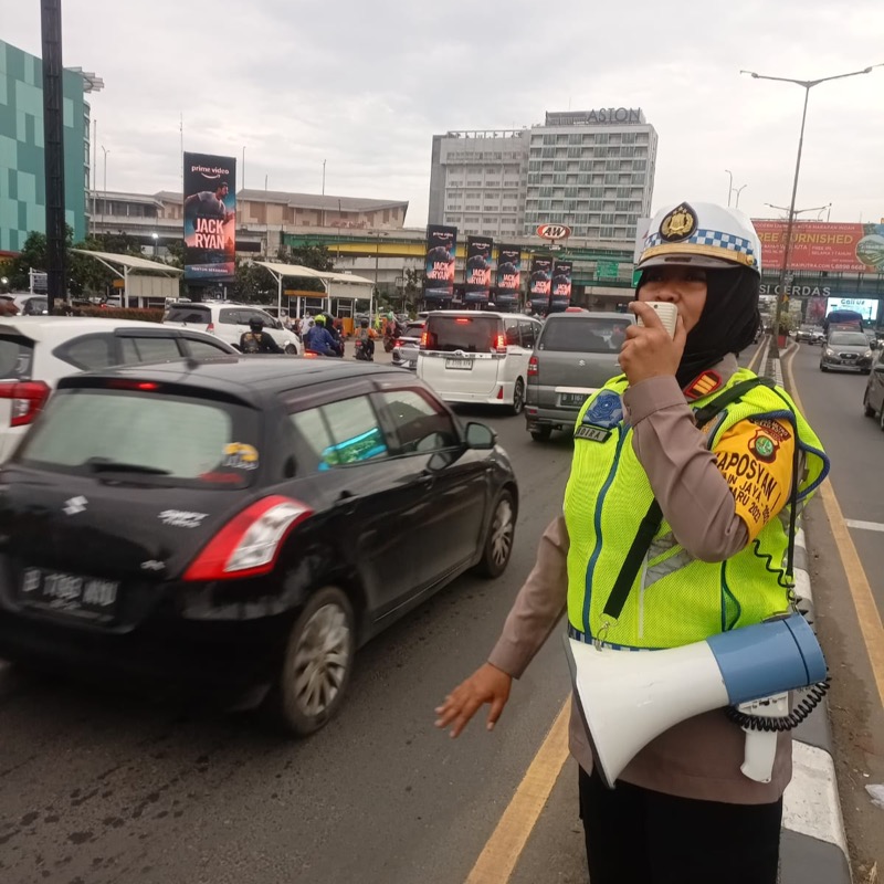 Kepala Unit (Kanit) Diyaksa Satlantas Polres Metro Bekasi Kota, AKP Sri Indira. Foto: istimewa.