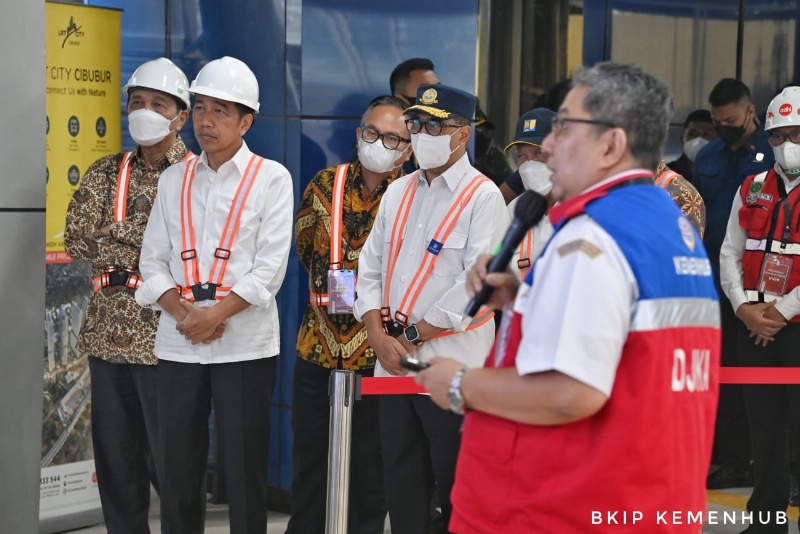 Uji coba LRT Jabodebek