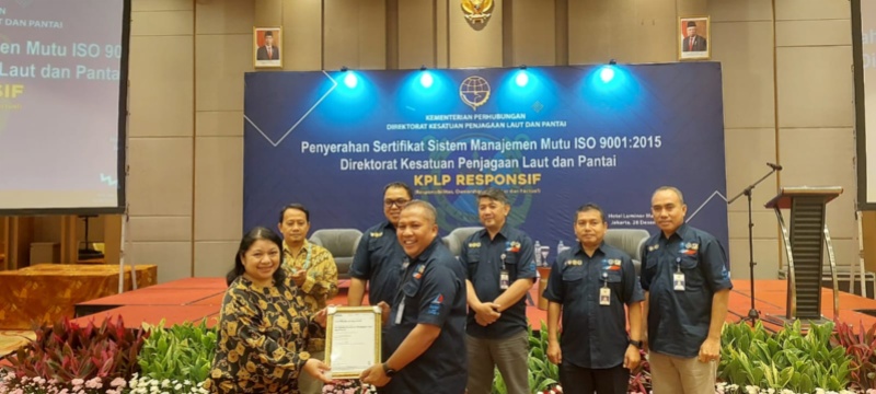 Csp Mugen saat menerima ISO 9001-2015