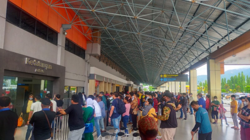 Suasana di Bandara Sentani